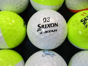 2432【☆☆☆級】スリクソン SRIXON Z-STAR/Z-STAR XV 2トンカラー 24個
