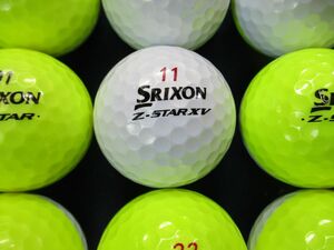 2456【特A級】スリクソン SRIXON Z-STAR/Z-STAR XVツートンカラー [イエロー] 24個