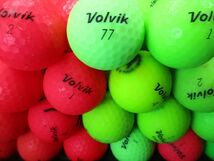 2261【お買得●】ボルビック Volvik ◆マットカラー混合ボール◆ レッド/グリーン 50個_画像2
