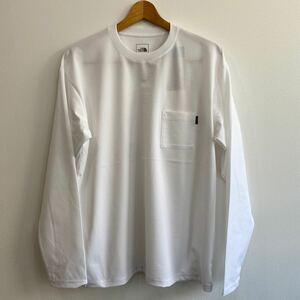  North Face long sleeve air Lee relax T white L size NT62345