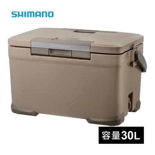 シマノ SHIMANO アイス ボックス PRO 30L モカ NX-030V 定価60500円 最大氷保持期間10日間 2024ニューカラー　500mlx24本 