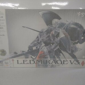 （未開封品）1/100 L.E.D.ミラージュ V3 クリア外装仕様限定版 「ファイブスター物語」 プラモデル ボークスの画像1