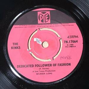 Dedicated Follower of Fashion UK Orig Mono 7' Single