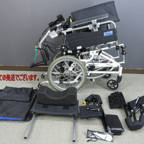 ■超美品■MiKi/ミキ■車いす■介助型■ティルト■リクライニング■耐荷重/100kg■BAL-12■の画像2