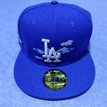 ロサンゼルス ドジャース ニューエラ キャップ 帽子 ブルー 59FIFTY 7 5/8 60.6cm 大谷翔平 山本由伸_画像1