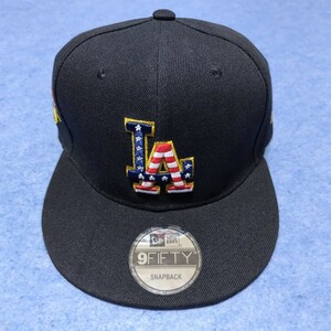 ロサンゼルス ドジャース ニューエラ キャップ NEWERA 帽子 スナップバック USA アメリカ国旗 星条旗 大谷翔平