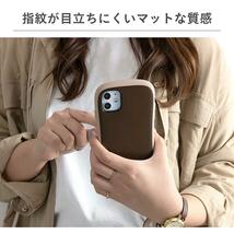 送料無料★ハミィ iFace First Class KUSUMI iPhone 12 mini ケース マット くすみブルー_画像4