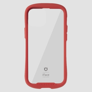  бесплатная доставка *iFace Reflection iPhone 13 mini кейс прозрачный усиленный стекло ( красный )