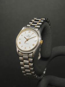 【稼働 ジャンク】OMEGA オメガ 1848 クラシック SS YG Ref.566.0285 Cal.720 自動巻き 腕時計 レディース ETA 2681 6189/617 パーツ 部品