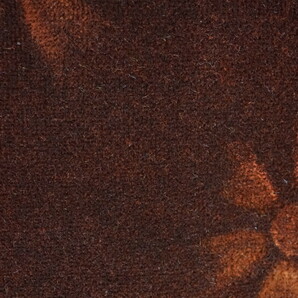 モケットフラワー コスモス 仮眠カーテンセット 横2400ｍｍ×縦800ｍｍ ブラウンの画像6