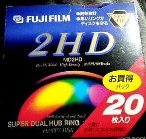  Junk Fuji film 5 -inch 2HD floppy disk 20 pieces set 5inch FD FUJIFILM