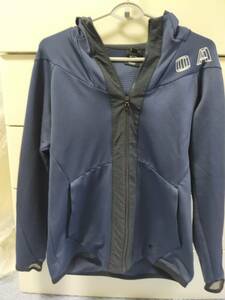 OAKLEY Oacley full Zip stretch Parker M size dark navy outside fixed form is free shipping 