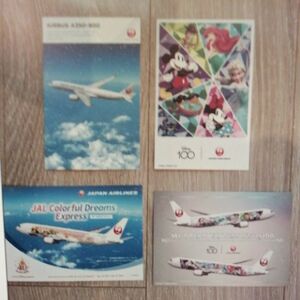 JAL 日本航空 ポストカード 絵葉書 Disney ミッキー