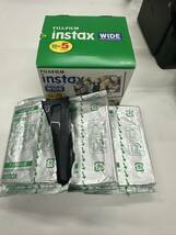 フジフィルム FUJIFILM チェキワイド インスタントカメラ Instax WIDE 300 2個 動作確認済み instant film付き 一部開封 未使用 訳あり_画像7