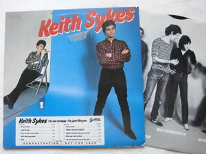 Keith Sykes / I'm Not Strange I'm Just Like You / Producer Jerene Sykes / MCA Records MCA-3265 / PROMO NOT FOR SALE 1980