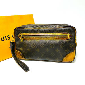 【内部ベタなし】LOUISVUITTON ルイヴィトン モノグラム マルリー・ドラゴンヌＧＭ M51825 セカンドバッグ ハンドバッグ メンズ レディース