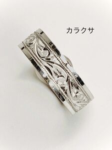 カラクサ＊プラチナリング 平打＊新品 ＊ 造幣局検定品