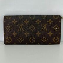 LOUIS VUITTON ルイヴィトン モノグラム ポルトフォイユ サラ 二つ折り 長財布 T40_画像2