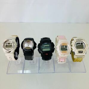 動作未確認 まとめて G-SHOCK Baby-G 腕時計 CASIO DW-004 DW-9000 BG-24 BGX-140 他 H50の画像1