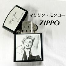 ▲ 現状品販売 マリリン・モンロー ZIPPO ジッポー ライター 巨大 ビックサイズ オイルライター インテリア 置物 【OTAY-65】_画像1