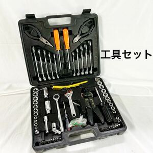 ▲ インチ工具セット 工具 ドライバー ペンチ 傷汚れあり 六角 メンテナンス ツールセット 部品 【otay-77】