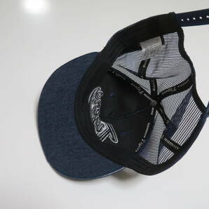 【送料無料】未使用に近いよりの美品 HANSHIN Tigers 阪神タイガース フリーサイズ デニム メンズレディース スポーツキャップ ハット 帽子の画像5