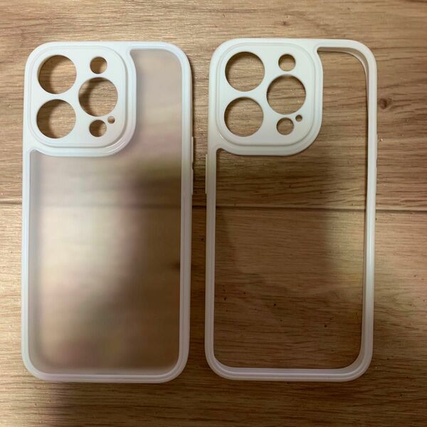 iPhone15pro カバーcase クリア＆スモーク