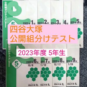 【2023年度最新版】四谷大塚公開組分けテスト5年生