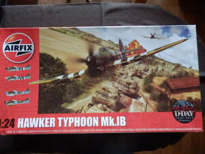 ★1円スタート★AIRFIX エアフィックス 1/24 イギリス HAWKER TYPHOON ホーカータイフーン Mk.IB [A19002] 外箱封印テープ未開封