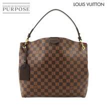 未使用 展示品 ルイ ヴィトン LOUIS VUITTON ダミエ グレースフル PM ショルダー バッグ エベヌ N44044 RFID Graceful PM 90225439_画像1