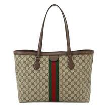 未使用 展示品 グッチ GUCCI オフィディア ミディアム トート バッグ GGスプリーム レザー ブラウン 631685 90226713_画像2