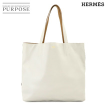 新品同様 エルメス HERMES ドゥブルセンス 36 トート バッグ シッキム グレー系 ブラウン系 リバーシブル T刻印 Double Sens 36 90225456_画像1