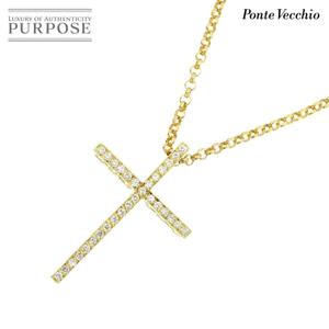  Ponte Vecchio Ponte Vecchio diamond 0.51ct necklace 60cm K18 YG yellow gold 750 Cross Diamond Necklace 90220339