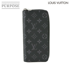 未使用 展示品 ルイ ヴィトン LOUIS VUITTON モノグラム エクリプス ジッピーウォレット ヴェルティカル 長財布 M62295 RFID 90226823