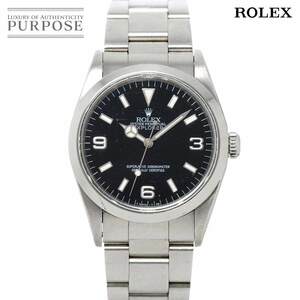  Rolex ROLEX Explorer 1 14270 U number men's wristwatch black face AT self-winding watch watch Explorer I 90228043