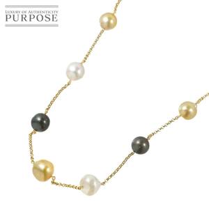 バロック真珠 12.4-14.9mm ネックレス 80cm K18 YG イエローゴールド 750 Pearl Necklace 90226737