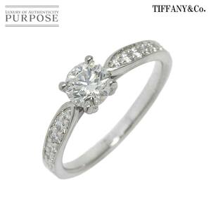 ティファニー TIFFANY&Co. ハーモニー ダイヤ 0.50ct G/VVS1/3EX 9号 リング Pt プラチナ 指輪 Harmony Ring【鑑定書付き】 90220908