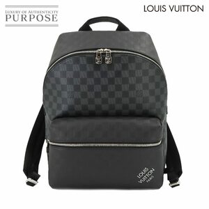 未使用 展示品 ルイ ヴィトン LOUIS VUITTON ダミエ スクエアード ディスカバリー バックパック PM リュックサック ブラック 90227258