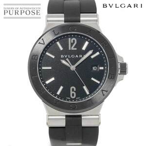 ブルガリ BVLGARI ディアゴノ セラミック DG42SC メンズ 腕時計 ブラック 文字盤 デイト 自動巻き オートマ ウォッチ Diagono 90228058