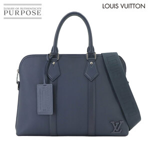 新品同様 ルイ ヴィトン LOUIS VUITTON アエログラム テイクオフ ブリーフケース 2way ビジネス ショルダー バッグ レザー 90217068の画像1