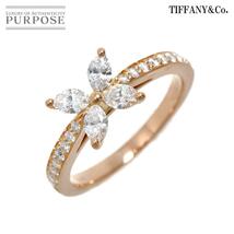 ティファニー TIFFANY&CO. ビクトリア 8号 リング ダイヤ K18 PG ピンクゴールド 750 指輪 Diamond Ring 90222373_画像1