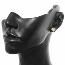 ティファニー TIFFANY&Co. センチメンタル ハート ダイヤ ピアス K18 PG YG 750 Sentimental Earrings Pierced 90223480_画像6