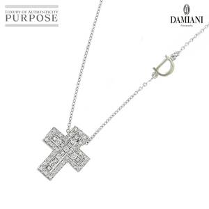 ダミアーニ DAMIANI ベルエポック XXS ダイヤ ネックレス 45cm K18 WG 750 クロス Belle Epoque Necklace【証明書】 90212352