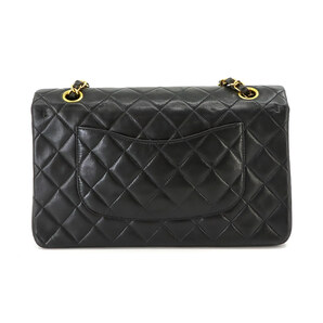 新品同様 シャネル CHANEL マトラッセ 25 チェーン ショルダー バッグ レザー ブラック A01112 ゴールド 金具 Matelasse Bag 90226542の画像2