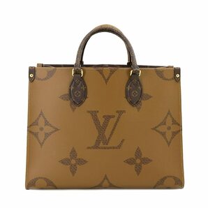 未使用 展示品 ルイ ヴィトン LOUIS VUITTON ジャイアント モノグラム オンザゴー MM 2way トート ショルダー バッグ M45321 RFID 90226208の画像2