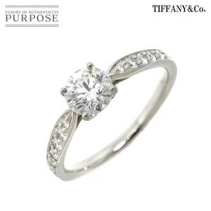 ティファニー TIFFANY&Co. ハーモニー ダイヤ 0.55ct G/VVS2/3EX 7号 リング Pt プラチナ 指輪 Harmony Ring【鑑定書付き】 90220875