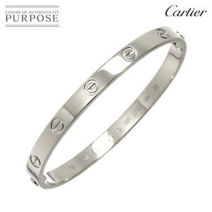 カルティエ Cartier ラブ ブレス #18 K18 WG ホワイトゴールド 750 ブレスレット Love Bracelet 90217959