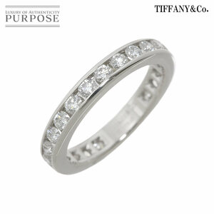 ティファニー TIFFANY&Co. フル サークル チャネル セッティング 8号 リング ダイヤ Pt プラチナ 指輪 Diamond Ring 90216293