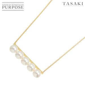 タサキ TASAKI バランス リュクス 白蝶真珠 11.4-11.0mm ネックレス 80cm K18 YG 750 パール 田崎真珠 Necklace 90224294