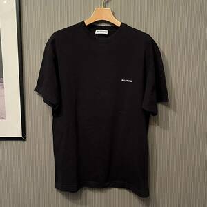 BALENCIAGA バレンシアガ ロゴプリント Tシャツ ブラック M